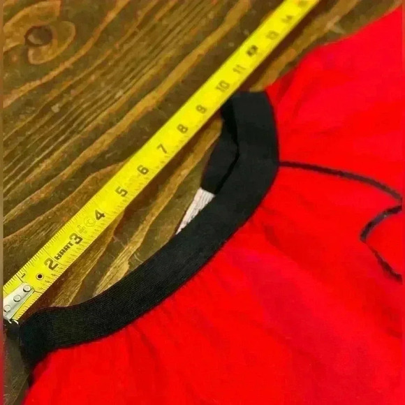 Red Felt 50's Poodle Skirt Outfit Costume‎ for Halloween - Picture 6 of 9